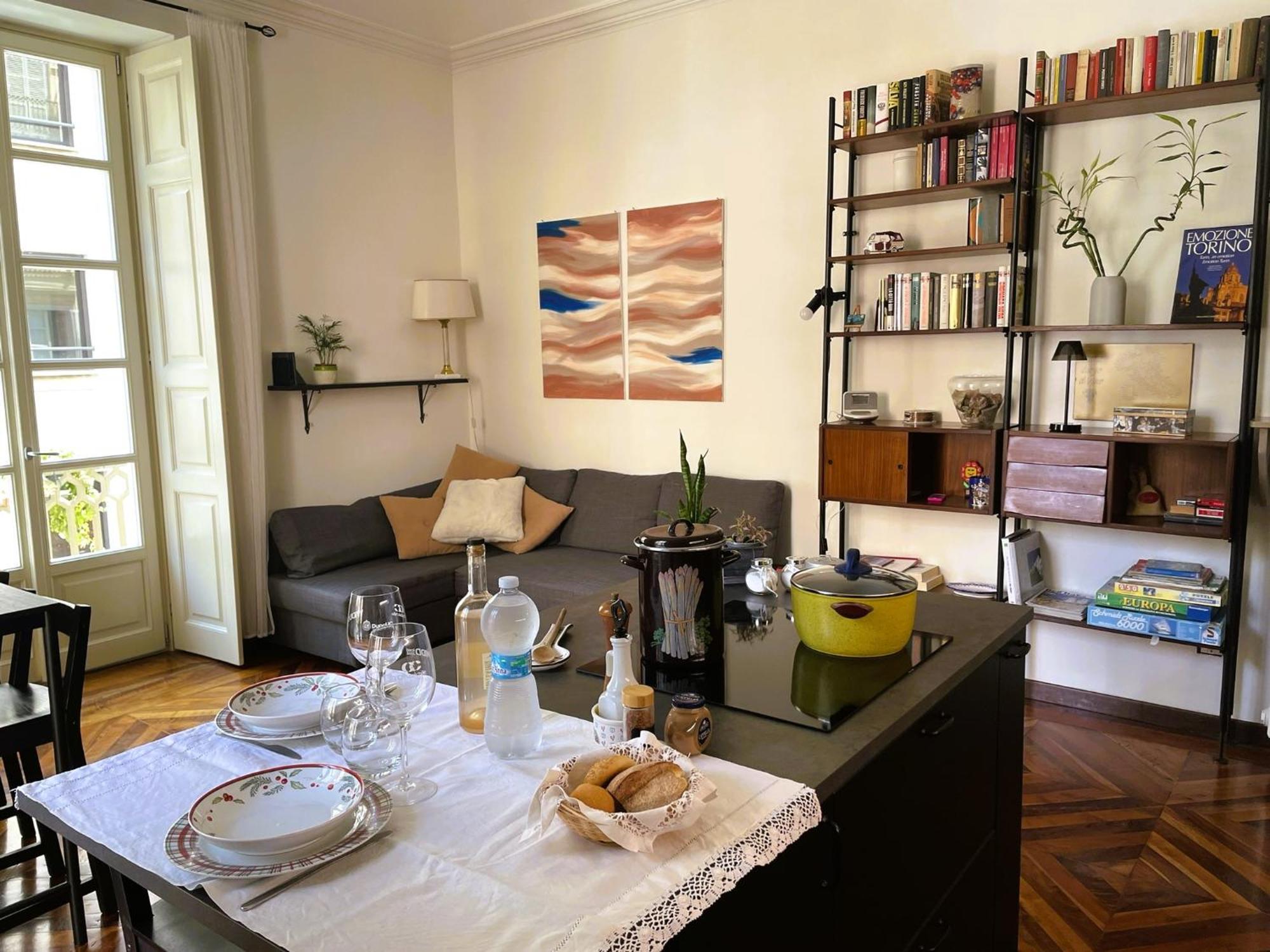 Emozione Torino - Affascinante, Silenzioso, In Palazzo D'Epoca Pressi Piazza Solferino Appartement Buitenkant foto